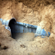 The entrance to a tunnel exposed by the Israeli military is seen on the Israeli side of the Israel-Gaza border March 27, 2014. The Israeli Defence Forces (IDF) announced that they exposed the tunnel on March 21, 2014.